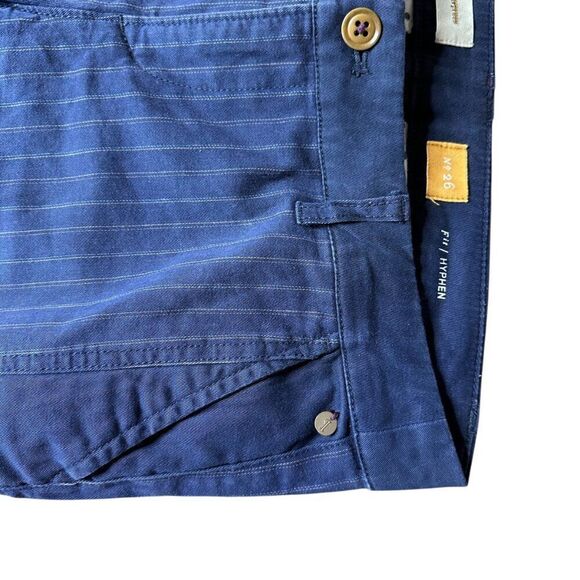 Anthro Pilcro and the Letterpresss The Hyphen 26 navy pinstripe - Picture 2 of 5